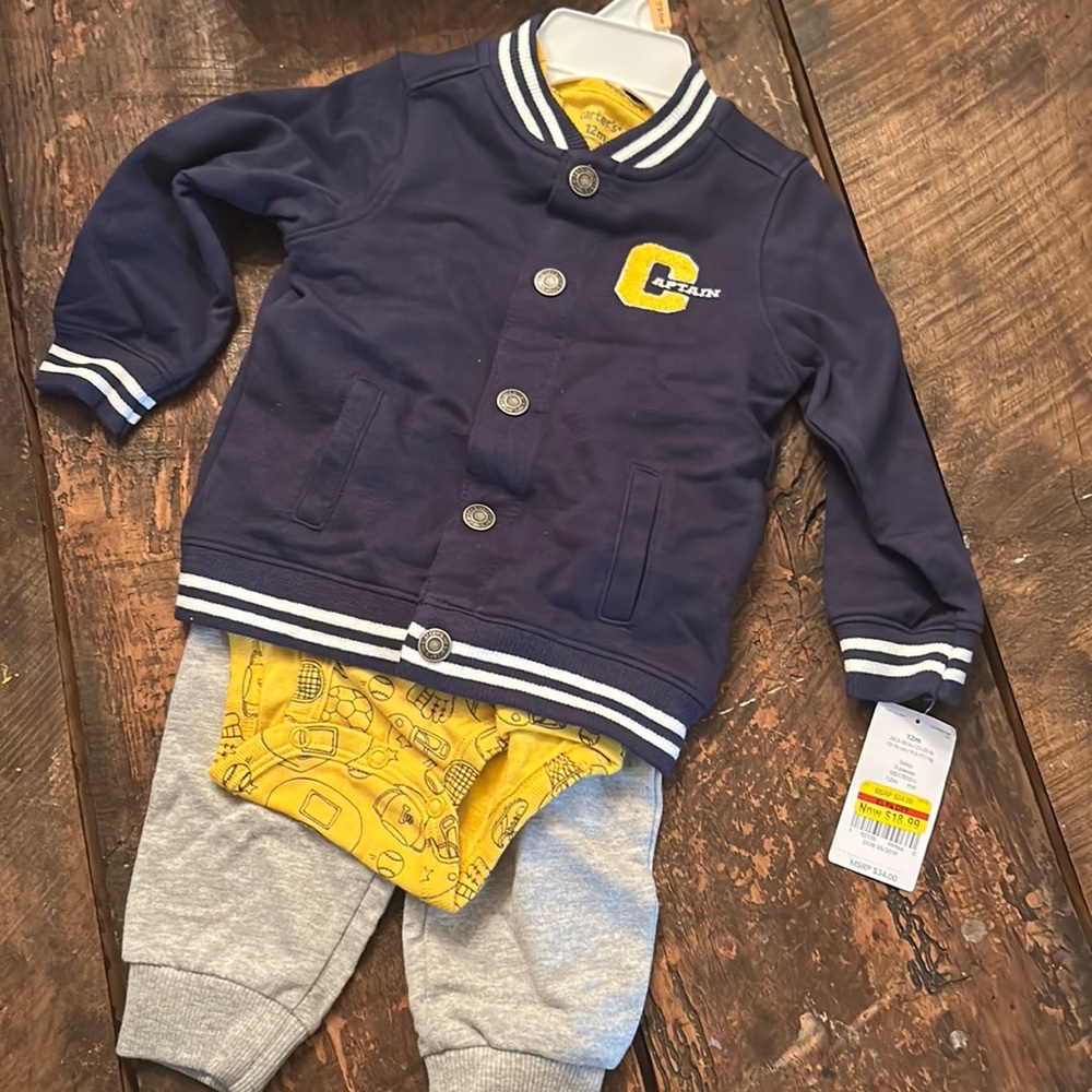 Carter’s Boys 3 piece set NWT